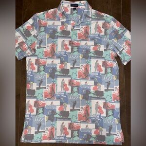 Peter Millar Multicolor Jazz Graphic Polo Shirt
